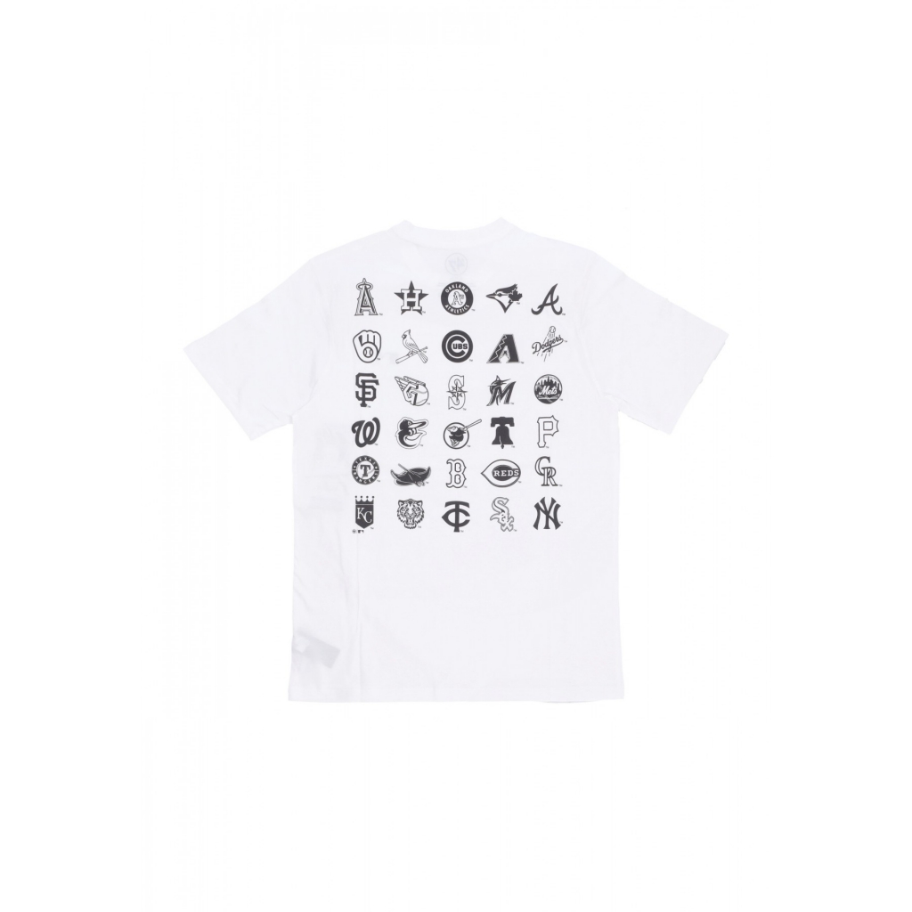 maglietta uomo mlb backer echo multi team tee WHITE WASH