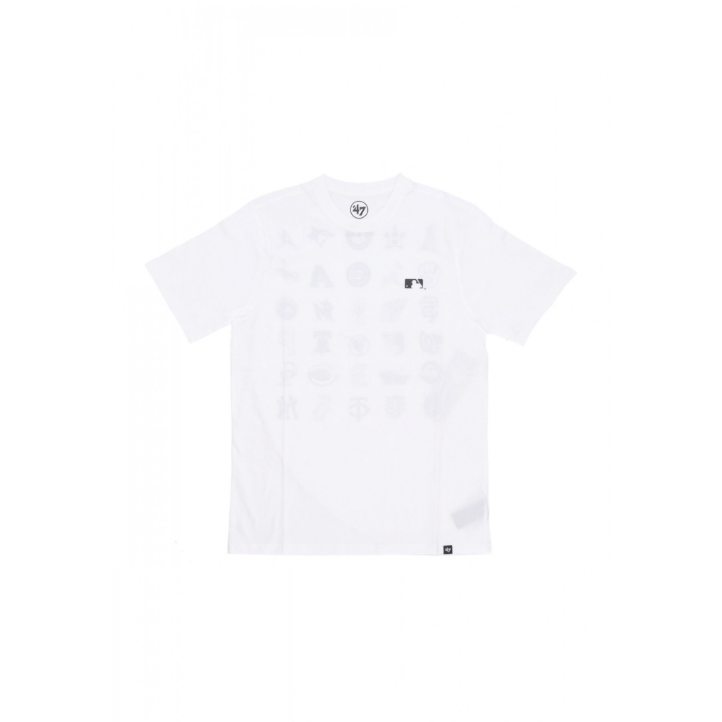 maglietta uomo mlb backer echo multi team tee WHITE WASH