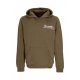 felpa cappuccio uomo mlb backer burnside hoodie atlbra SANDALWOOD