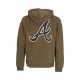 felpa cappuccio uomo mlb backer burnside hoodie atlbra SANDALWOOD