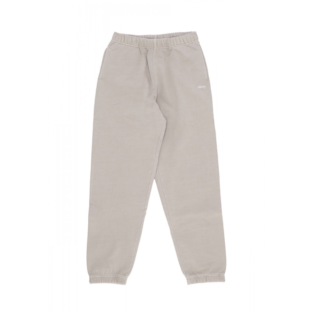 pantalone tuta felpato uomo lowercase pigment sweatpants PIGMENT ABBEY STONE