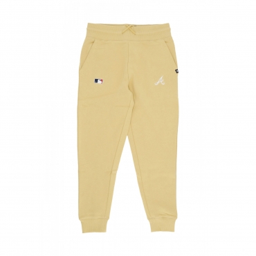 pantalone tuta felpato uomo mlb base runner emb burnside pants atlbra LIGHT GOLD