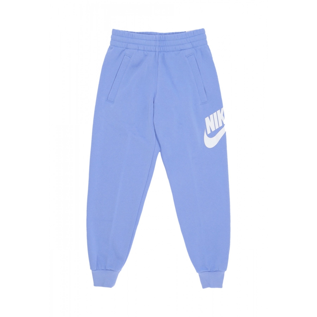 pantalone tuta felpato ragazzo sportswear club fleece jogger pant ROYAL PULSE/WHITE