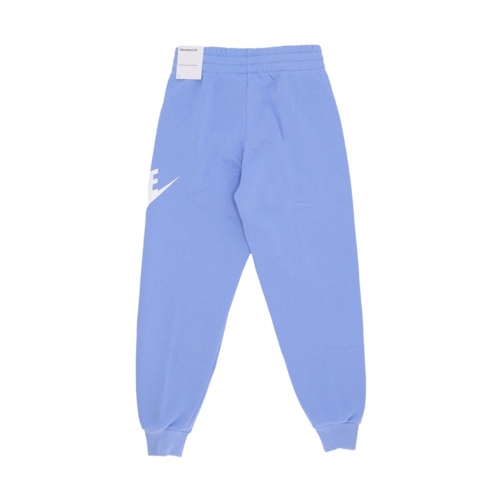 pantalone tuta felpato ragazzo sportswear club fleece jogger pant ROYAL PULSE/WHITE