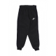 orsetto ragazzo sportswear club fleece winterized pant BLACK/BLACK/WHITE