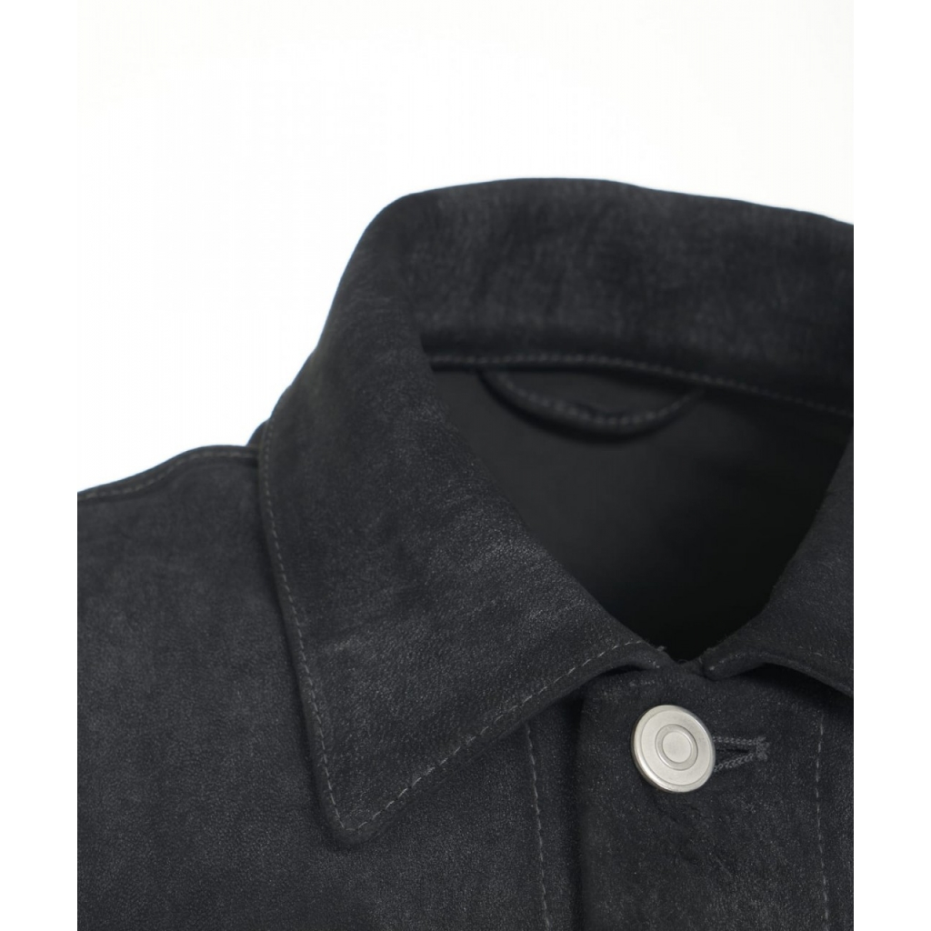 Giacca in pelle nero