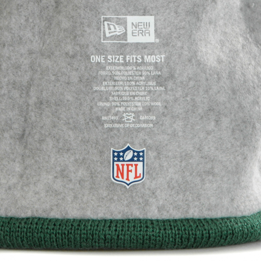 cappello pom pom uomo nfl 20 on field sport knit neyjet ORIGINAL TEAM COLORS