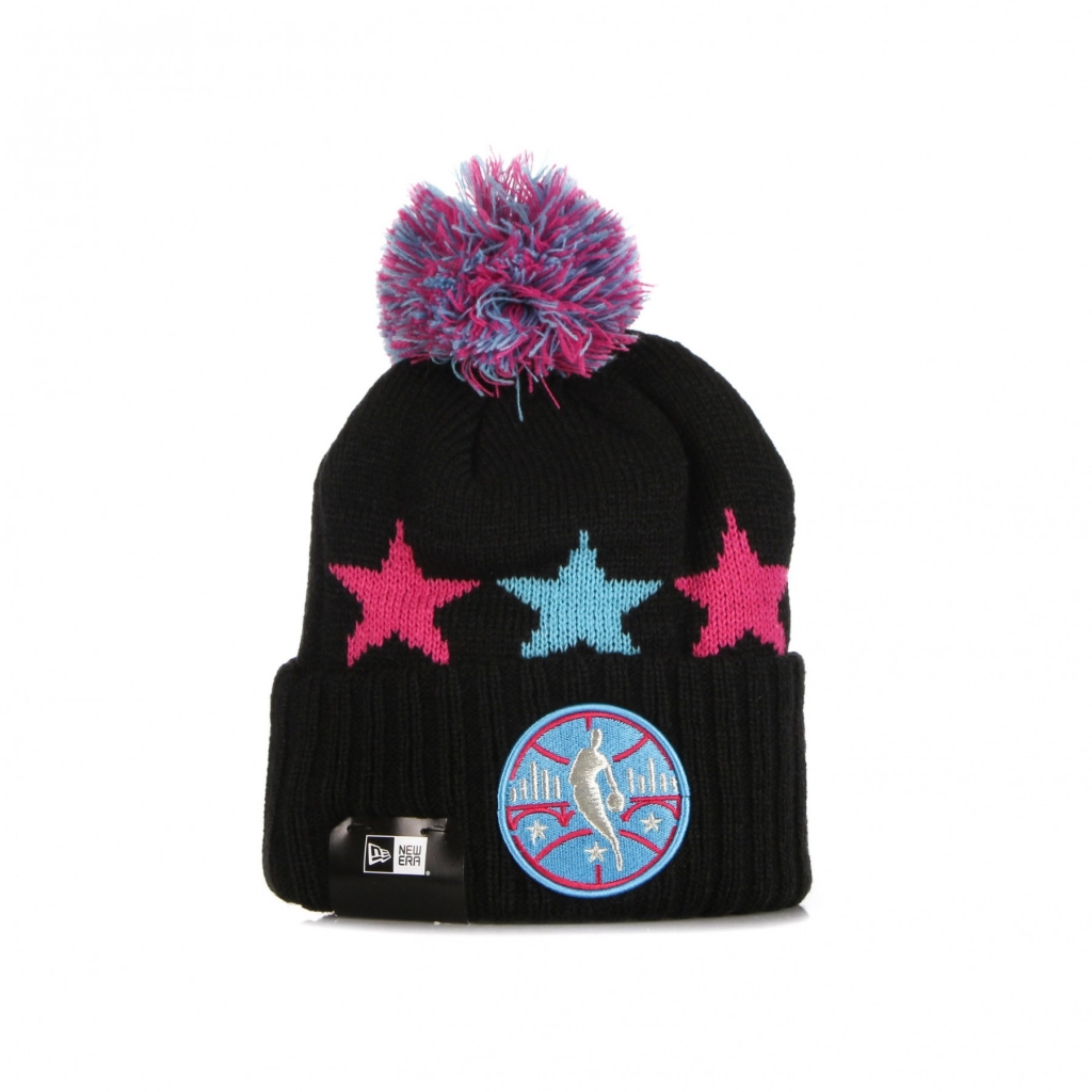 cappello pom pom uomo nba knit all star game starry d1 BLACK