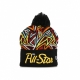 cappello pom pom uomo nba knit all star game pattern d1 BLACK