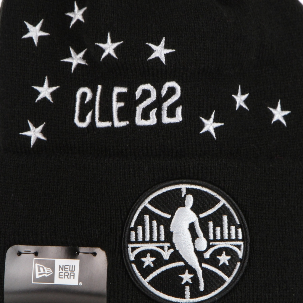 cappello uomo nba knit all star game city d1 BLACK