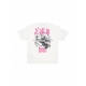 maglietta uomo metallic putto tee WHITE/PINK