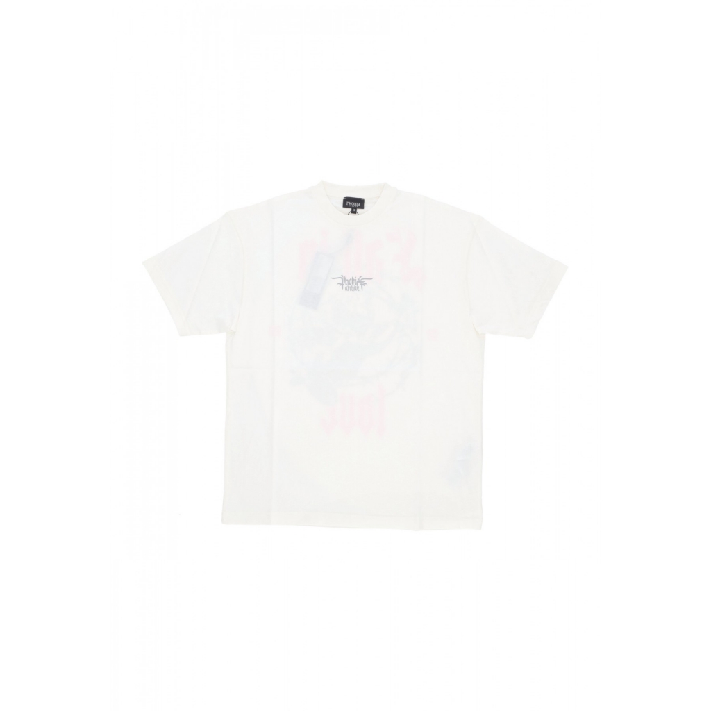 maglietta uomo metallic putto tee WHITE/PINK