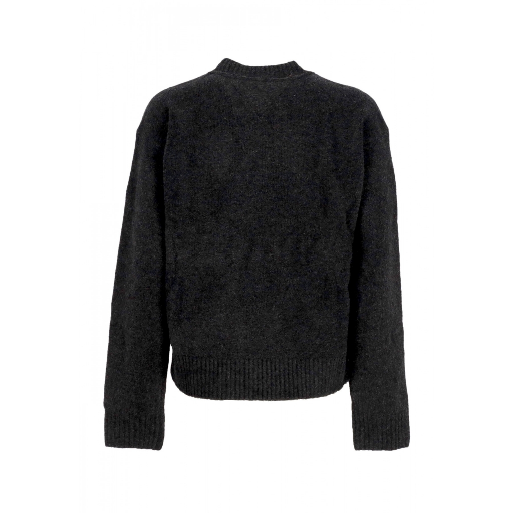 maglione donna w melange flag sweater BLACK MELANGE