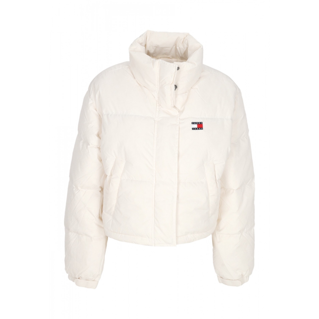 piumino donna back flag alaska puffer ANCIENT WHITE