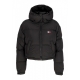 piumino donna crop alaska puffer BLACK