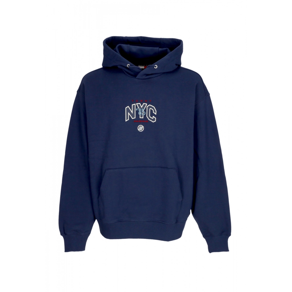 felpa cappuccio uomo game day logo hoodie DARK INK