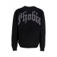 maglione uomo logo front back jumper BLACK