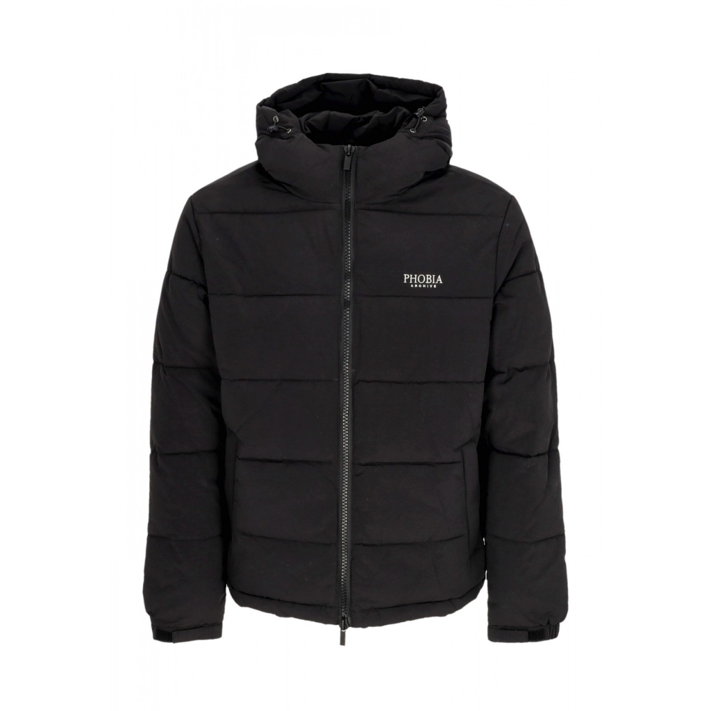 piumino uomo foggy logo puffy jacket BLACK