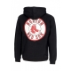 felpa cappuccio uomo mlb backer burnside hoodie bosred JET BLACK