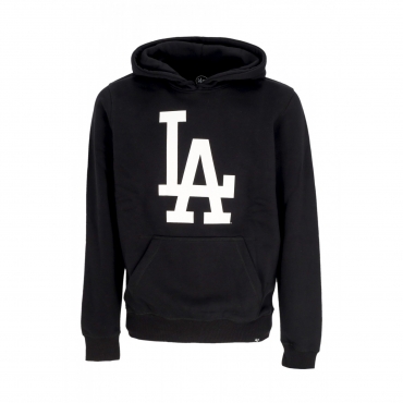 felpa cappuccio uomo mlb backer burnside hoodie losdod JET BLACK