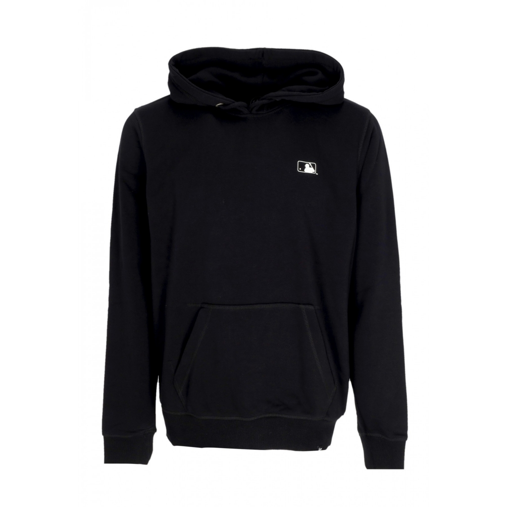 felpa leggera cappuccio uomo mlb backer burnside multi team hoodie JET BLACK