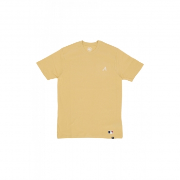 maglietta uomo mlb base runner emb echo tee atlbra LIGHT GOLD