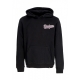 felpa cappuccio uomo mlb backer burnside hoodie losdod JET BLACK