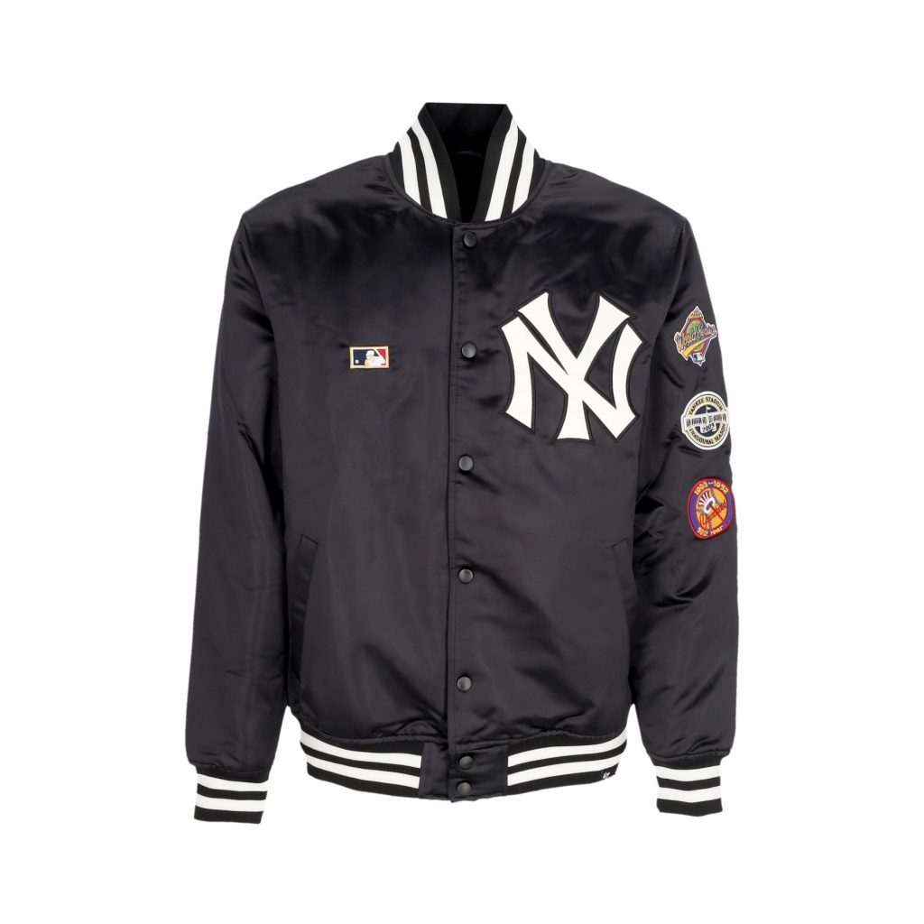 giubbotto bomber uomo mlb multi kingsland jacket neyyan JET BLACK