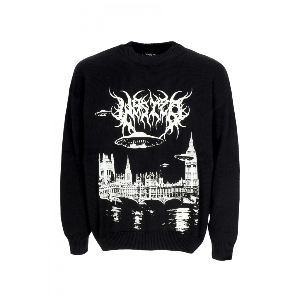 maglione uomo skylab crewneck BLACK