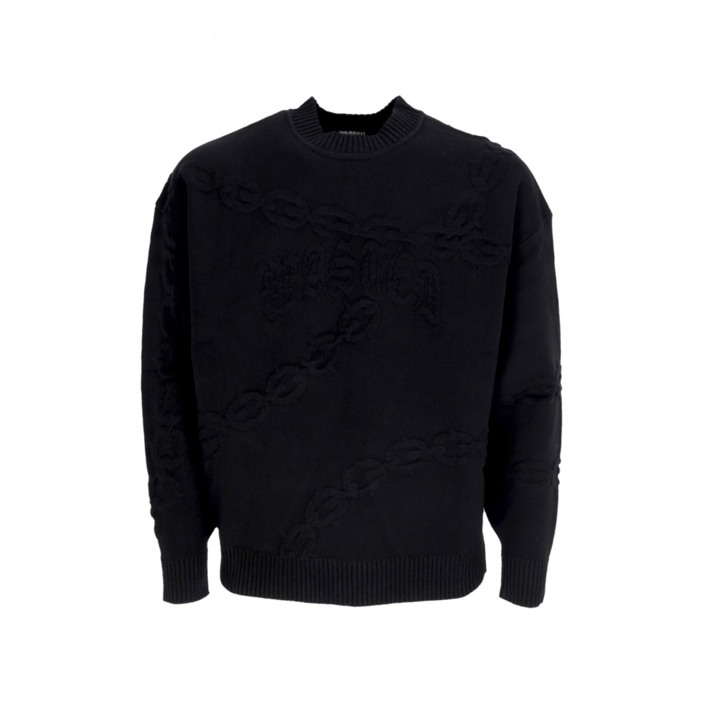 maglione uomo chrome sweater crewneck BLACK