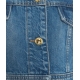 Giacca di jeans cropped blu