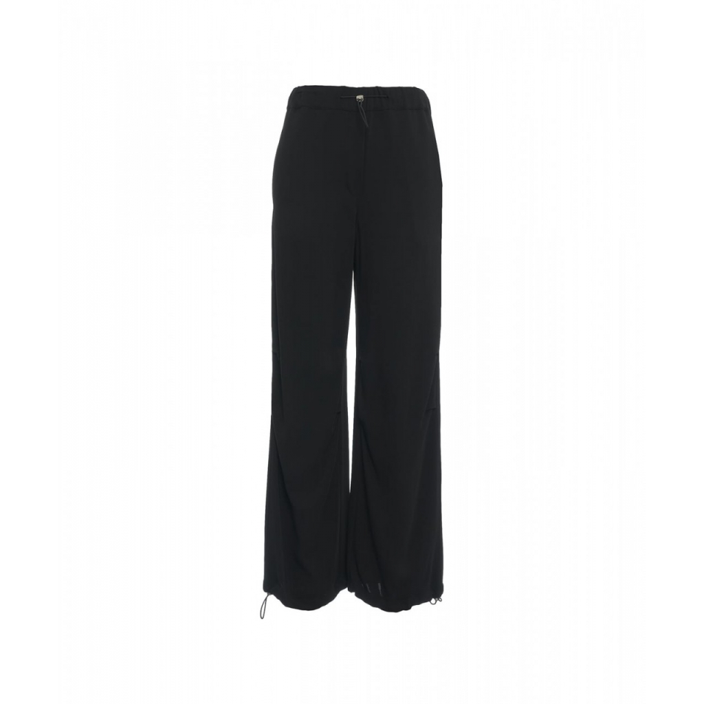 Pantaloni con coulisse nero