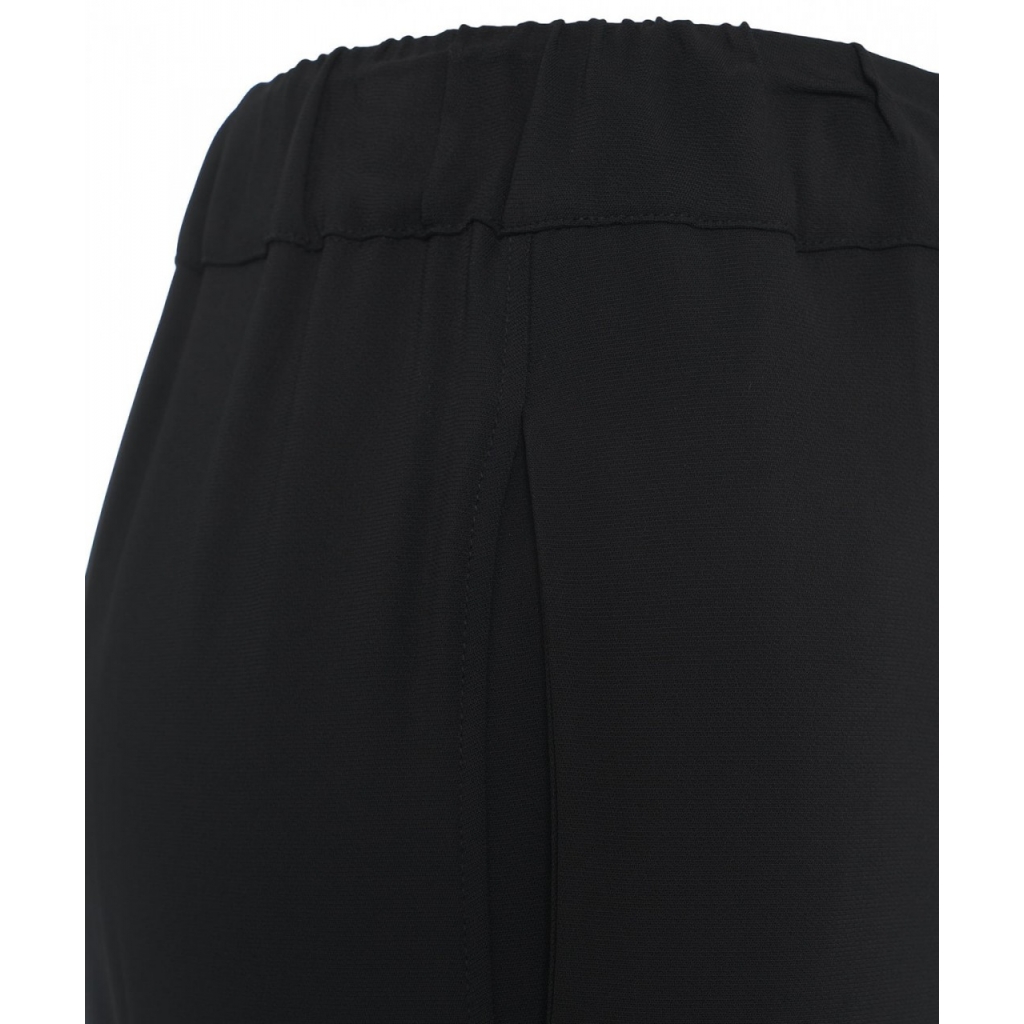 Pantaloni con coulisse nero