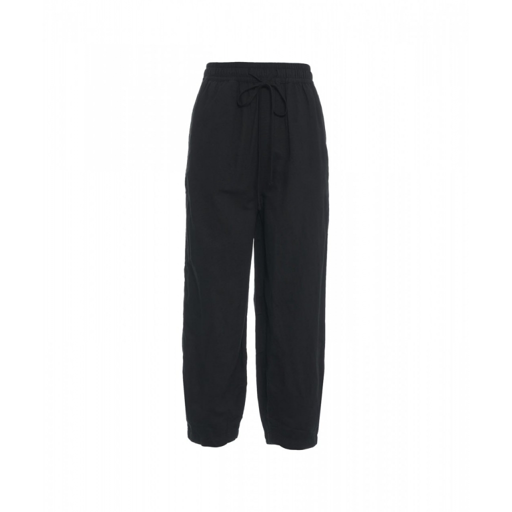 Pantaloni in lino nero