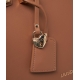 Borsa a mano con Charm marrone