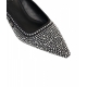 Sabot con strass Gemy nero