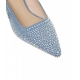 Sabot con strass Gemy blu