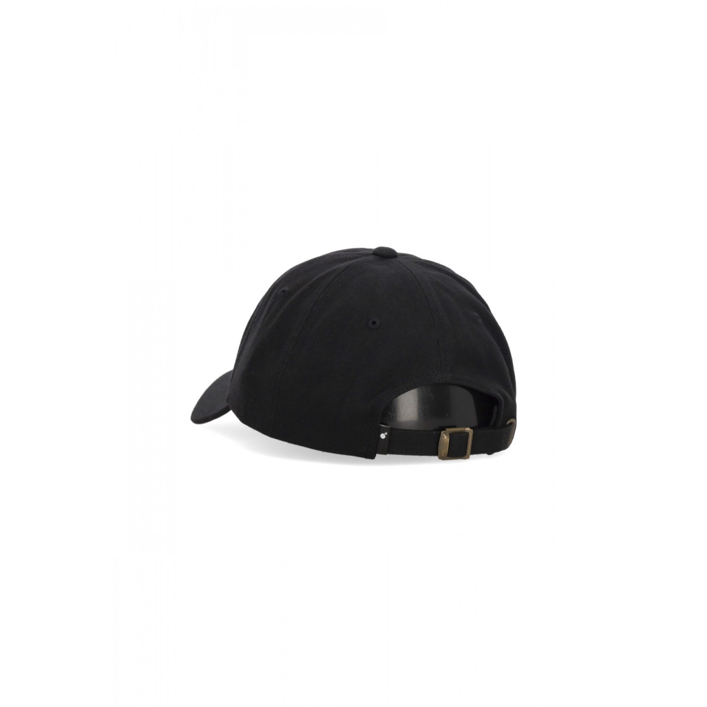 cappellino visiera curva uomo score dad hat BLACK