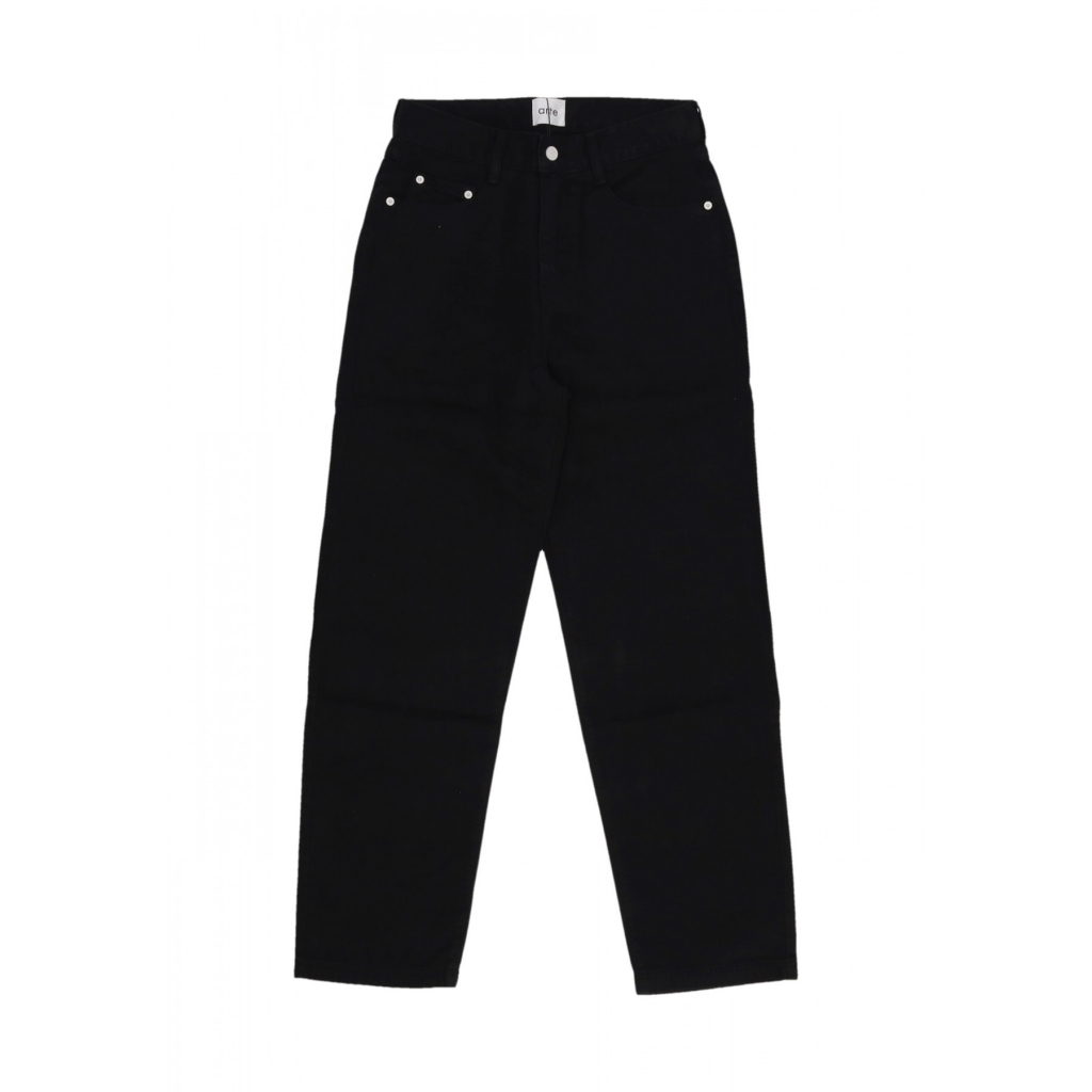 pantalone lungo uomo embroidery pocket pants BLACK