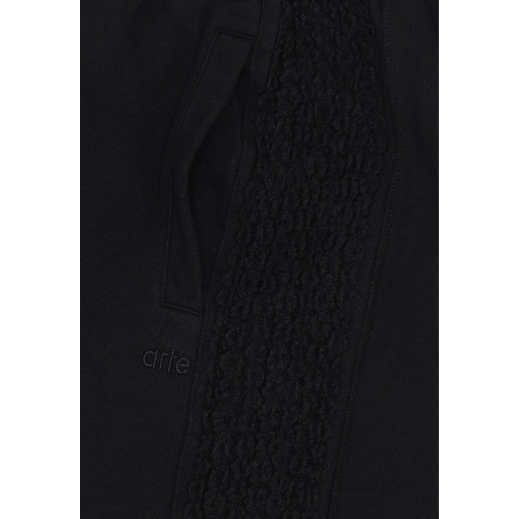 pantalone tuta leggero uomo flower tape pants BLACK