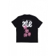 maglietta uomo flowers back tee BLACK