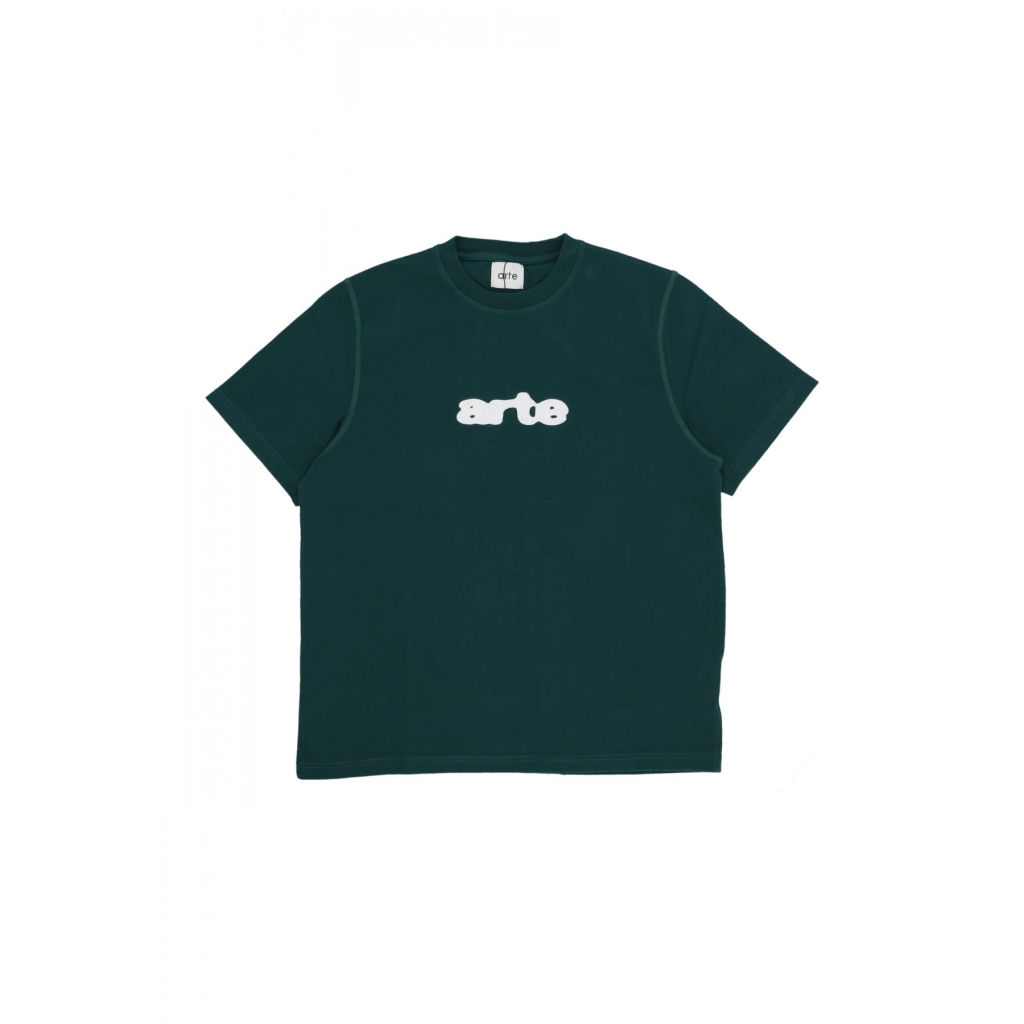 maglietta uomo blur embroidery tee GREEN