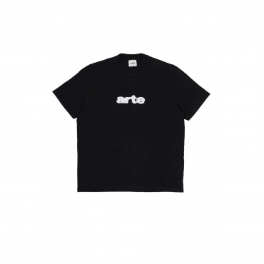 maglietta uomo blur embroidery tee BLACK