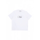 maglietta uomo script logo tee WHITE