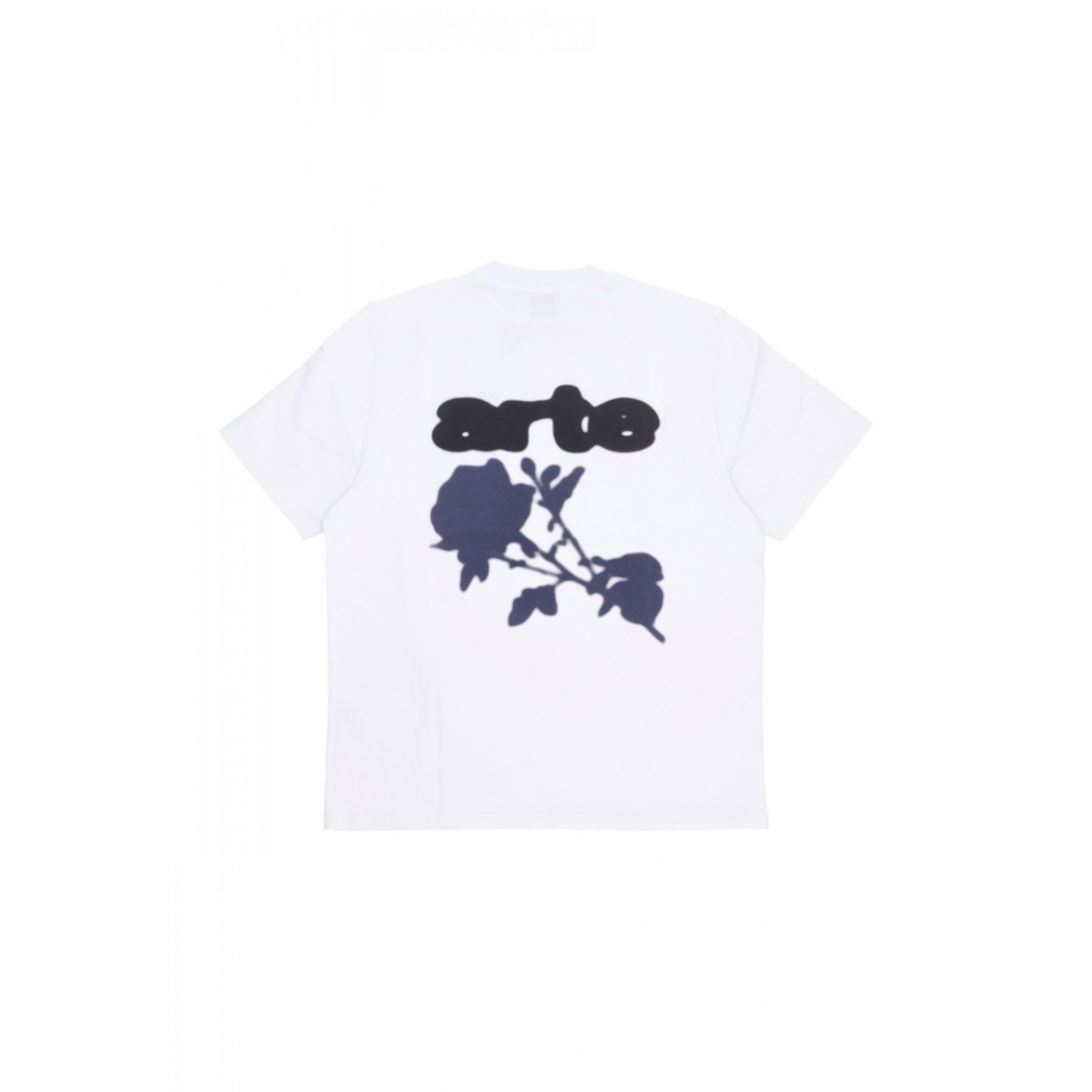 maglietta uomo blur flower tee WHITE