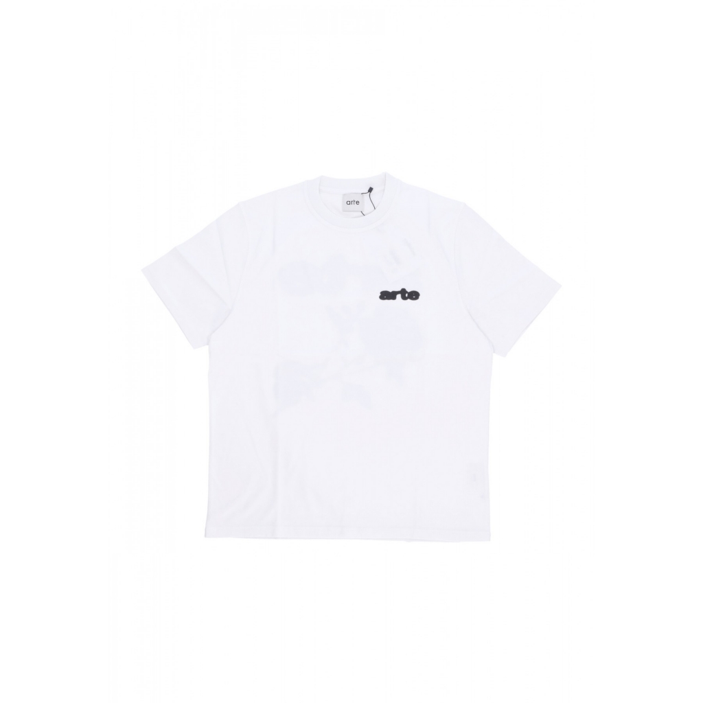 maglietta uomo blur flower tee WHITE