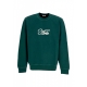 felpa leggera girocollo uomo logo crewneck GREEN