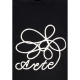 felpa leggera girocollo uomo flower logo crewneck BLACK