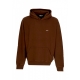 felpa leggera cappuccio uomo blooming ideas hoodie BROWN