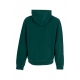 felpa leggera cappuccio uomo embroidery logo hoodie GREEN